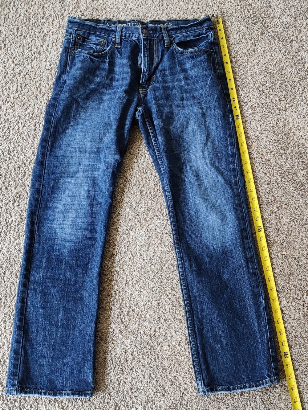 American Eagle Original Straight 30 X 30 Blue Jeans